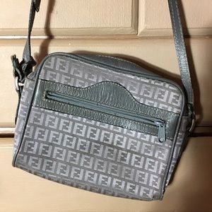 VINTAGE FENDI MONOGRAM PRINT BAG